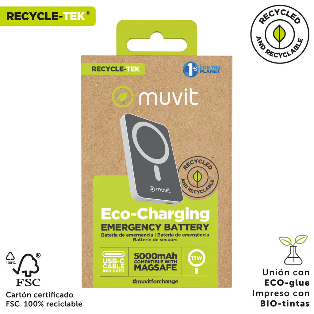 Powerbank Muvit for Change DP51AQ-R White 5000 mAh-3