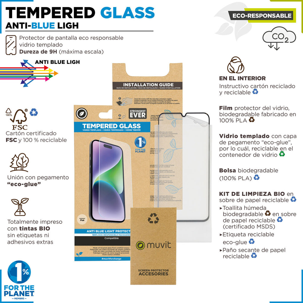 Mobile Screen Protector Muvit for Change-3