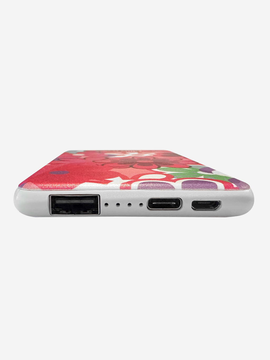 Groovy Floral Power Bank (USB-A + USB-C Ports)-2