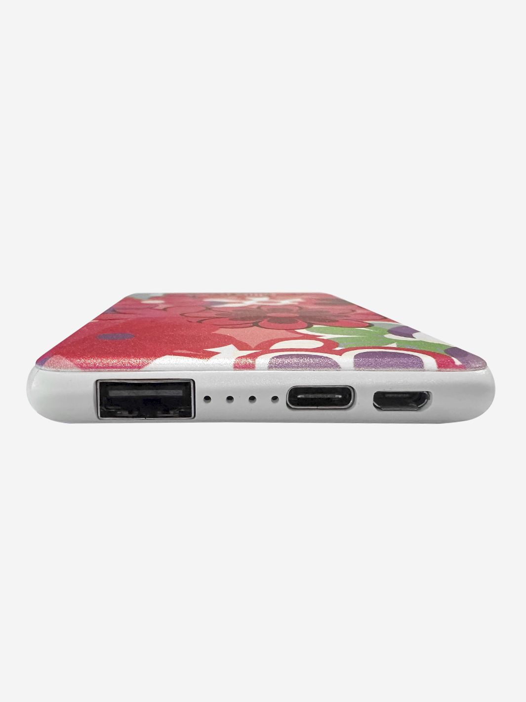 Groovy Floral Power Bank (USB-A + USB-C Ports)-2